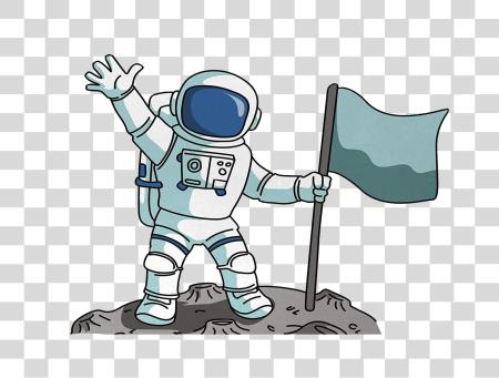 Download astronauta espacio explorador luna personaje aventura PNG file