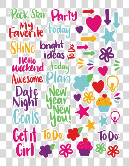 Download 94 Best Computer Stickers I Want On Pinterest Planner Sticker PNG file