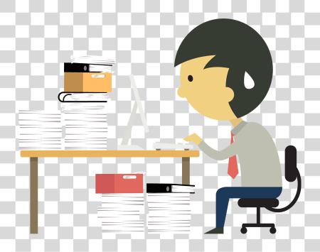 Download Hard Work Work Hard Cartoon PNG file