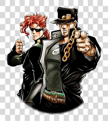 Download Unit Jotaro Kujo And Noriaki Kakyoin Jotaro Kujo And Kakyoin PNG file