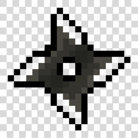 Download Shuriken Pixel Image Editor Logo PNG file