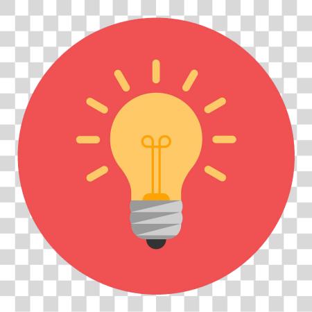 Download Lightbulb Flat Icon 01 Flat Light Bulb PNG file