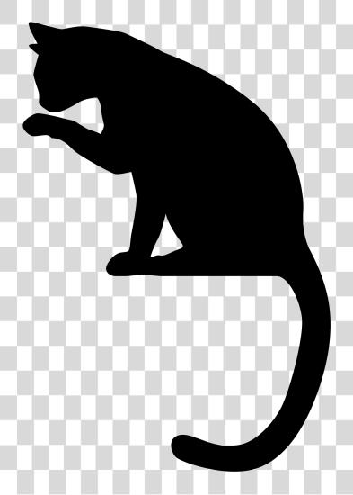 Download Cat Silhouette Siluetas De Gatos PNG file