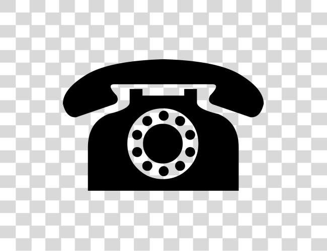 Download Black Telephone Icon From Dejavu Sans Telephone Logo Clip Art