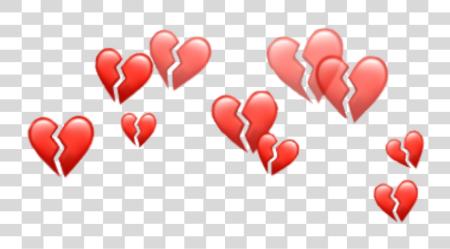 Download Heart Emojis Heart Emoji Crown PNG file