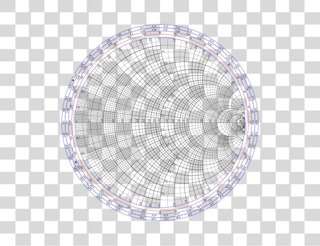 下载 Smith Chart Gen 高 Resolution Printable Smith Chart Clip 艺术