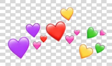 Download 1024 X 1024 54 Lot Of Emoji Hearts PNG file