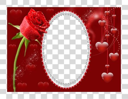 Download Best Stock Photos Red Romantic Love Border PNG file