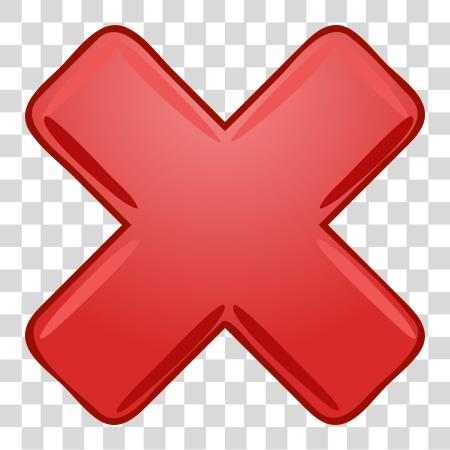 Download X Mark Multiply Times Symbol Red Incorrect Wrong Big Red X PNG file