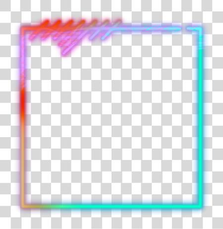 Download Mq Neon Frame Frames Border Borders Frame Border Neon PNG file