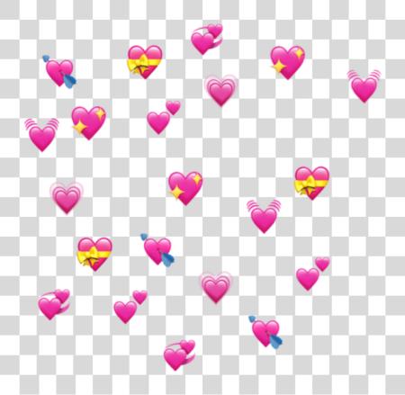 Download Heart Emoji Meme Many Heart Emoji PNG file