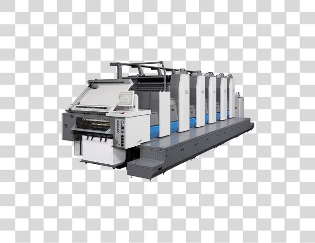 Download Offset Printer Offset Printing Machine 4 Colour Clip Art