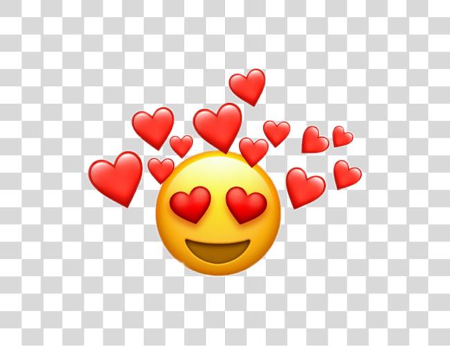 Download amor Sticker emojis Ojos De Corazon Clip arte