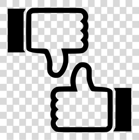 Download Thumbs Up Down Icon Thumbs Up Thumbs Down Icon PNG file