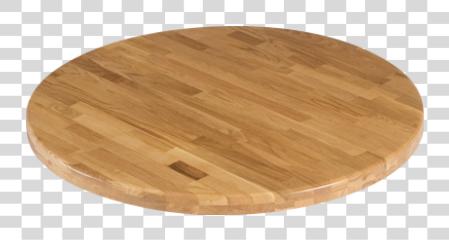 Download 24 redondo Solid Oak de madera Table arriba natural café Table PNG file