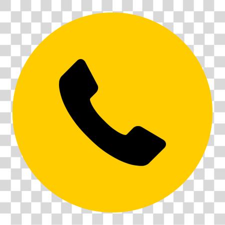 Download Telephone Phone Icon Phone Symbol Yellow PNG file