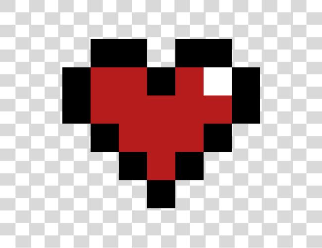 Download Minecraft Heart Corao Minecraft Clip Art