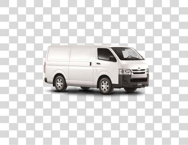 تحميل تويوتا Hiace Mockup مقطوعة فن