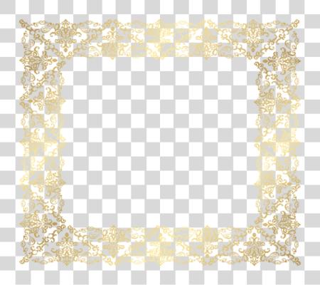 Download Frame Border Decorative Gold Decorative Golden Border Design PNG file