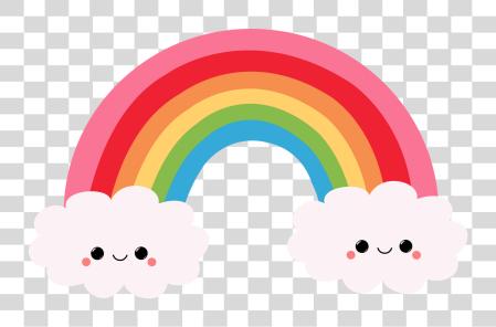 Download Tumblr Cute Kawaii Rainbow PNG file