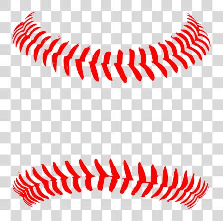 Download Red Baseball Seams Hi 600595 Pixels Baseball Stitches PNG file