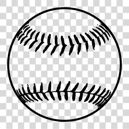 Download Baseball Black And White Softball PNG file