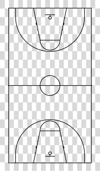 Download Basketball Court Dimensions No Label Basketball Court PNG file