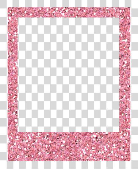 Download Pink Glitter Frame Pink Glitter Border PNG file