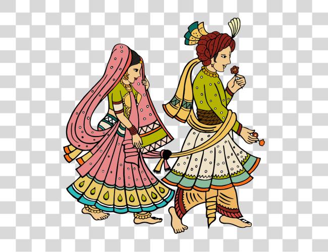 Download Wedding Indian Wedding Couple Clip Art