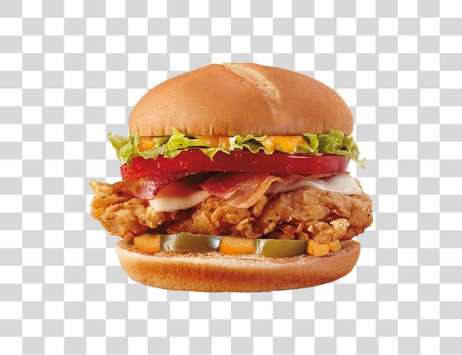 Download Flamethrower Crispy Chicken Burger Chicken Burgers Clip Art