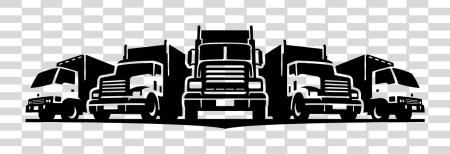 Download Shipping transporte compañía Commercial Truck Icons PNG file