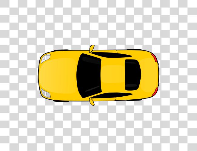 Download Corvette Car 17 Logo Car Top View Clip Art