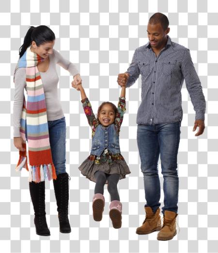 Download People Walking Family PNG file