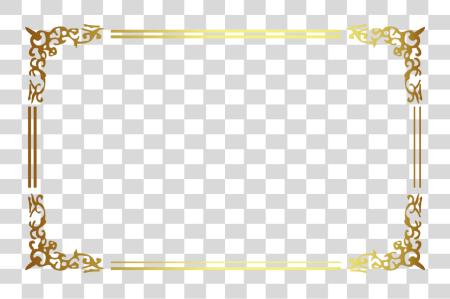 Download Golden Border PNG file