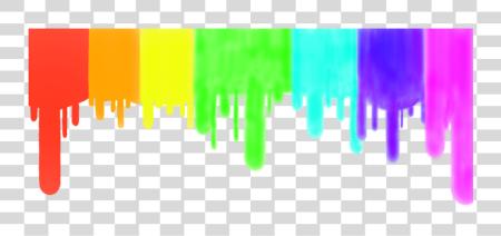 Download Neon Paint Drip Rainbow Paint Dripping PNG file