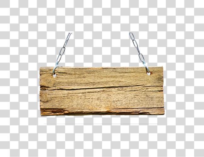 Download Hanging Board Wood Sign Clip Art