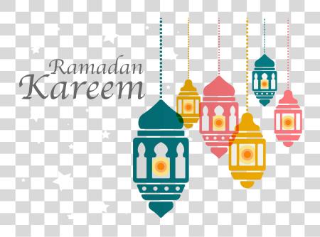 Download Eid Mubarak Ramadan Kareem Laterns PNG file