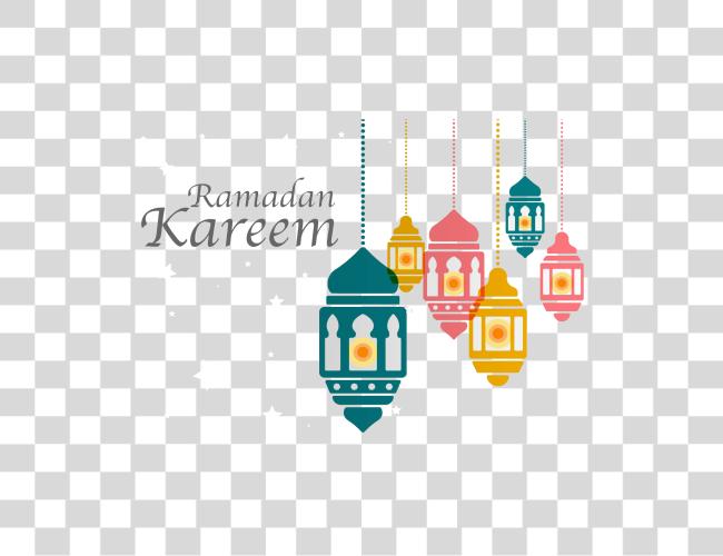 Download Eid Mubarak Ramadan Kareem Laterns Clip Art