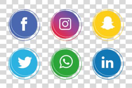 下载 Social Media Icons 背景 背景 Social Media Icons PNG file