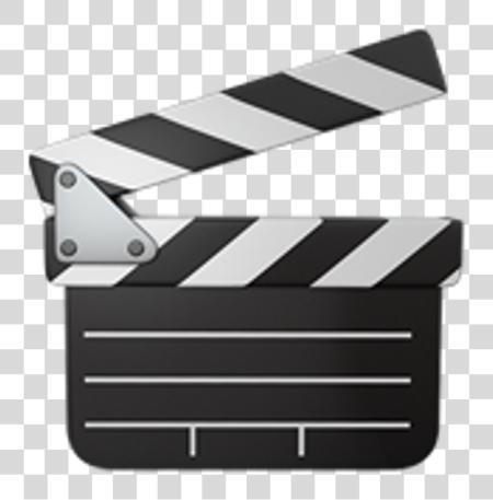 Download clapper Board Emoji Clapper Board Emoji PNG file