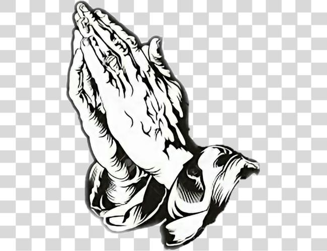 Download Blessed Sticker Praying Hands Clip Art