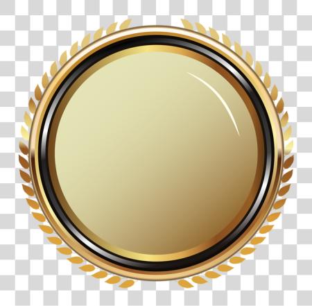 Download Gold Golden Badge PNG file