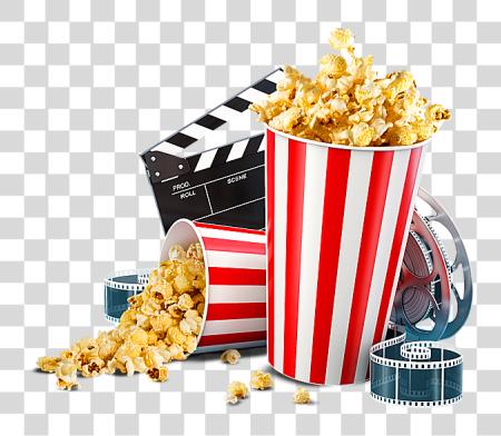 Download Popcorn Cinema Movie Theatre Popcorn Background PNG file