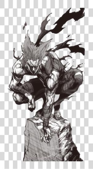 下载 Gallery Image 1 Garou One Punch Man 姿勢 PNG file