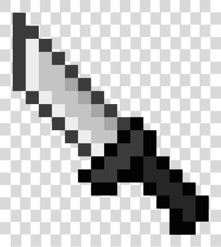 Download Knife Suggestion Minecraft Knife Pixel PNG file