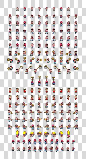 Download Mario Sprites De Mario Super Mario World PNG file