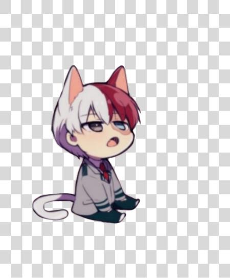 Download Todoroki Sticker Cute Chibi Todoroki PNG file