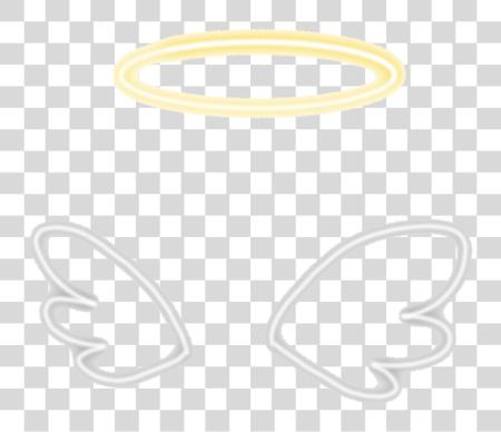 Download Angel Wings And Angel Crown Circle PNG file