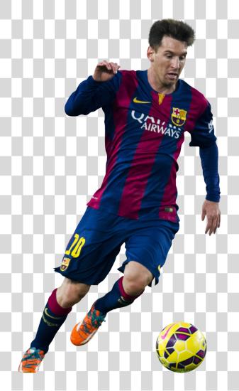 Download Lionel Messi Football jugador In PNG file