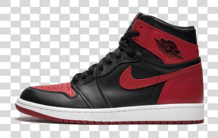 Download Air Jordan Bred Sneaker Air Jordans 1 Retro High Chicago PNG file